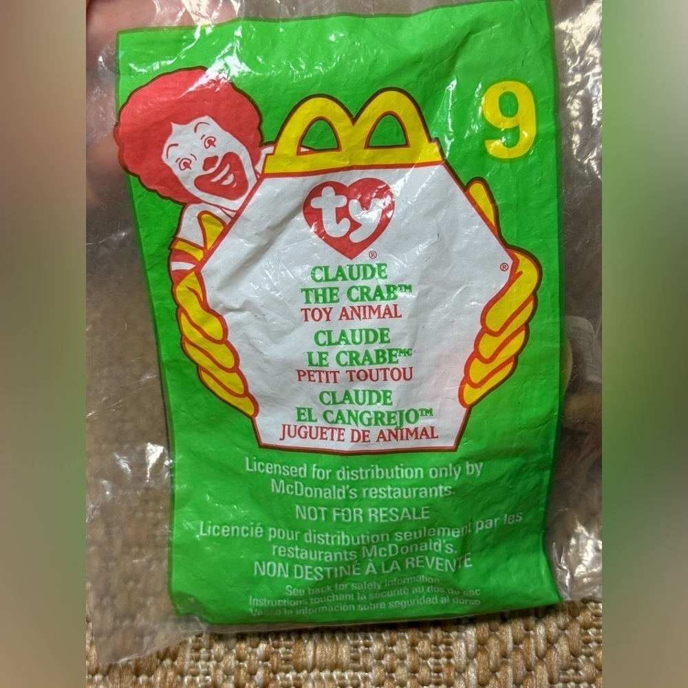 McDonald's Vintage Bundle of 2 Ty Original Teenie Beanie Babies,1999,NWT - Picture 5 of 7